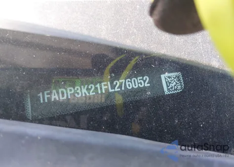 2015 Ford Focus Se from USA, damaged, VIN 1FADP3K21FL276052